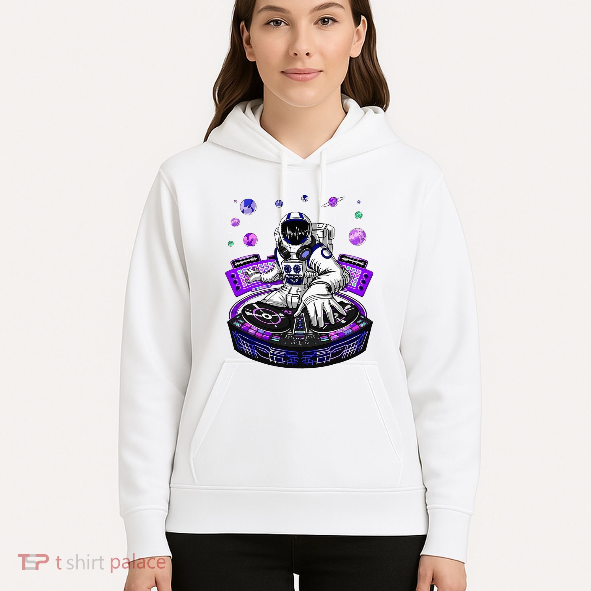 Astronaut Psychedelic Music Dj Psytrance Techno Edm Festival Hoodie
