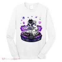 Astronaut Psychedelic Music Dj Psytrance Techno Edm Festival Long Sleeve Shirt thumb 0