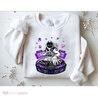 Astronaut Psychedelic Music Dj Psytrance Techno Edm Festival Sweatshirt thumb 2