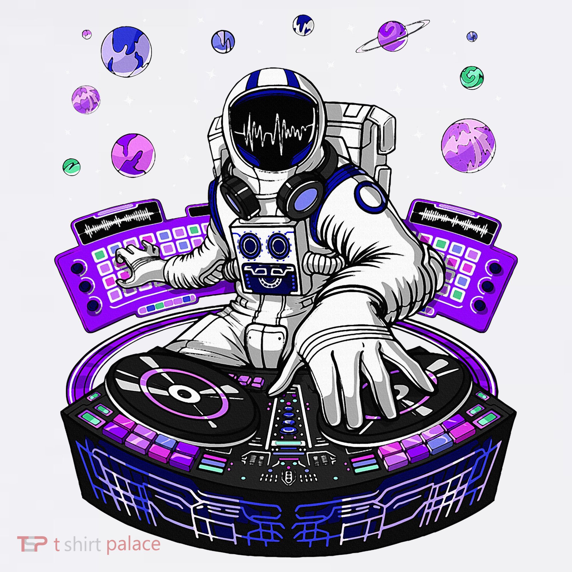Astronaut Psychedelic Music Dj Psytrance Techno Edm Festival Sweatshirt