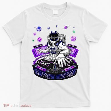 Astronaut Psychedelic Music Dj Psytrance Techno Edm Festival T-Shirt