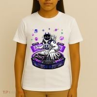 Astronaut Psychedelic Music Dj Psytrance Techno Edm Festival T-Shirt thumb 4