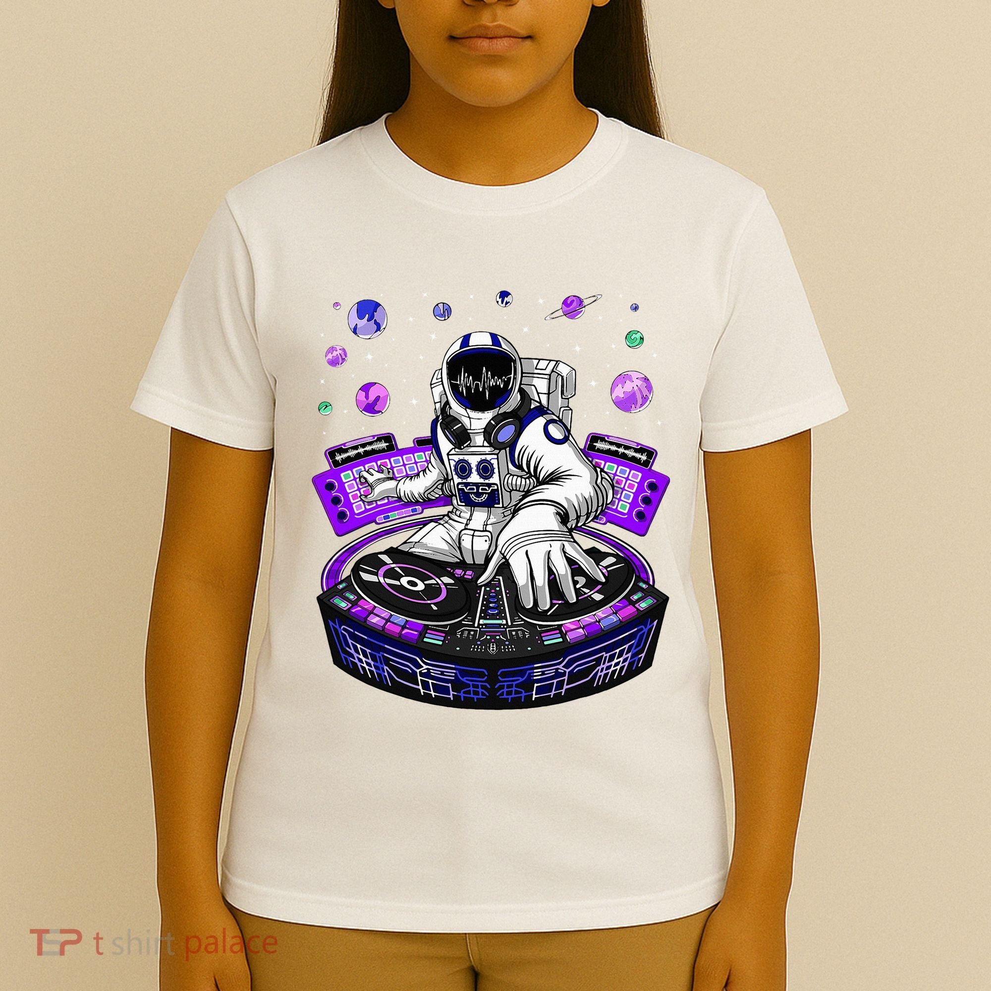 Astronaut Psychedelic Music Dj Psytrance Techno Edm Festival T-Shirt
