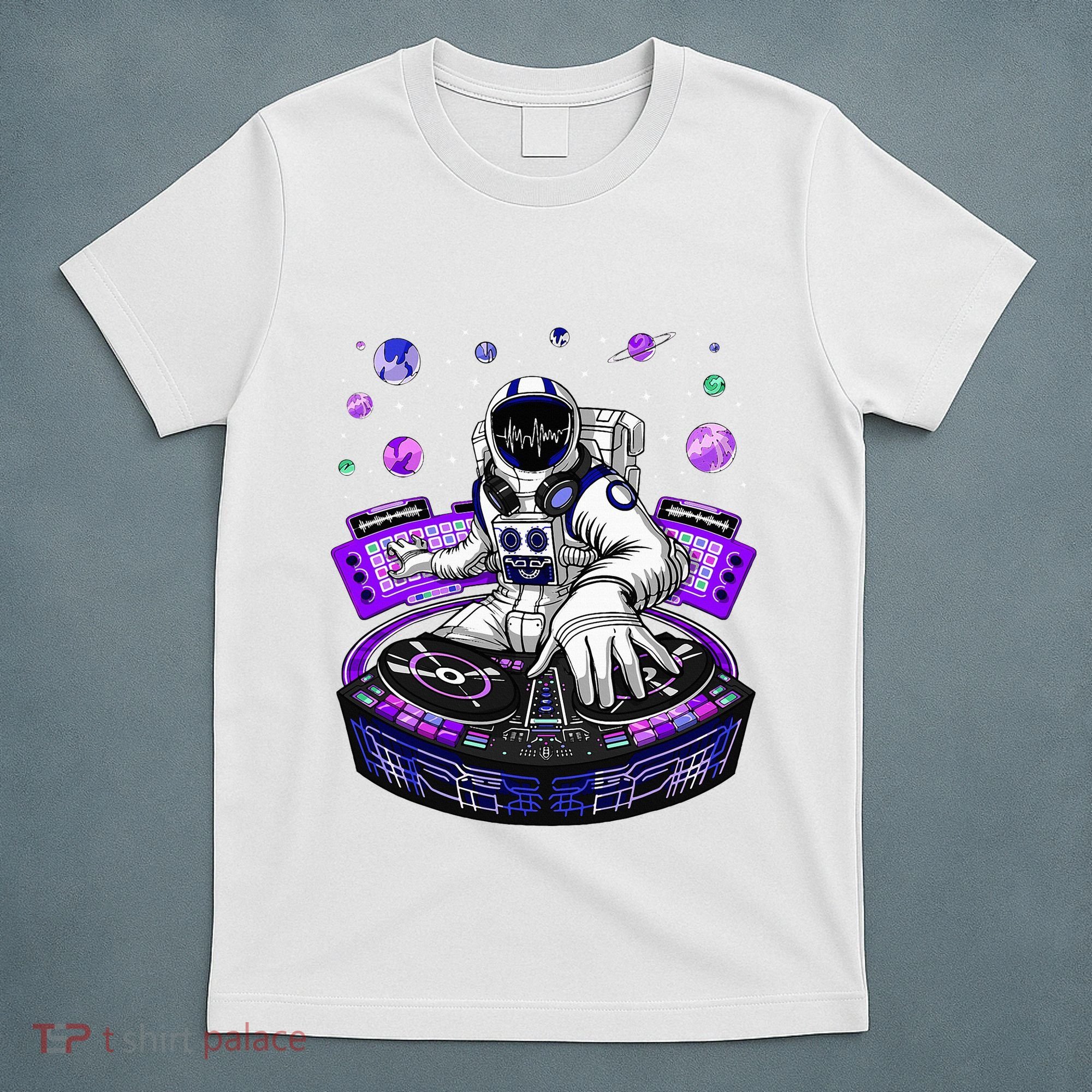 Astronaut Psychedelic Music Dj Psytrance Techno Edm Festival T-Shirt
