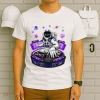 Astronaut Psychedelic Music Dj Psytrance Techno Edm Festival T-Shirt thumb 6