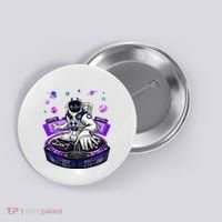 Astronaut Psychedelic Music Dj Psytrance Techno Edm Festival Button thumb 0