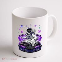 Astronaut Psychedelic Music Dj Psytrance Techno Edm Festival Coffee Mug thumb 1