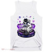 Astronaut Psychedelic Music Dj Psytrance Techno Edm Festival Tank Top thumb 0