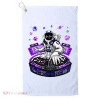 Astronaut Psychedelic Music Dj Psytrance Techno Edm Festival Golf Towel thumb 0