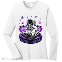 Astronaut Psychedelic Music Dj Psytrance Techno Edm Festival Women's Long Sleeve Shirt thumb 0