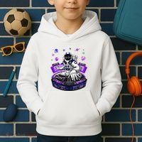 Astronaut Psychedelic Music Dj Psytrance Techno Edm Festival Kids Hoodie thumb 2