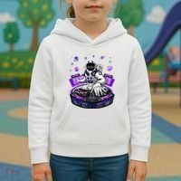 Astronaut Psychedelic Music Dj Psytrance Techno Edm Festival Kids Hoodie thumb 3