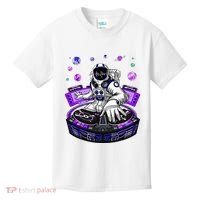 Astronaut Psychedelic Music Dj Psytrance Techno Edm Festival Kids T-Shirt thumb 0
