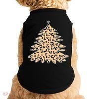 Animal Print Minimalist Christmas Tree Doggie Tank thumb 0