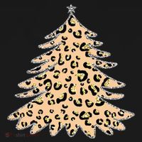 Animal Print Minimalist Christmas Tree Apron thumb 3