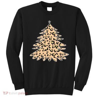 Animal Print Minimalist Christmas Tree Sweatshirt