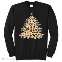 Animal Print Minimalist Christmas Tree Sweatshirt thumb 0