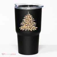 Animal Print Minimalist Christmas Tree Tumbler thumb 0