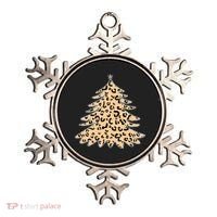 Animal Print Minimalist Christmas Tree Ornament thumb 0