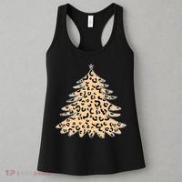 Animal Print Minimalist Christmas Tree Women's Tank Top thumb 3
