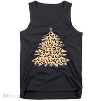 Animal Print Minimalist Christmas Tree Tank Top thumb 0