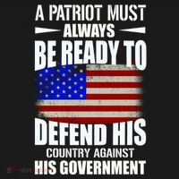 A Patriot Must Always Be Ready To Defend His County Against His Government Ornament thumb 1