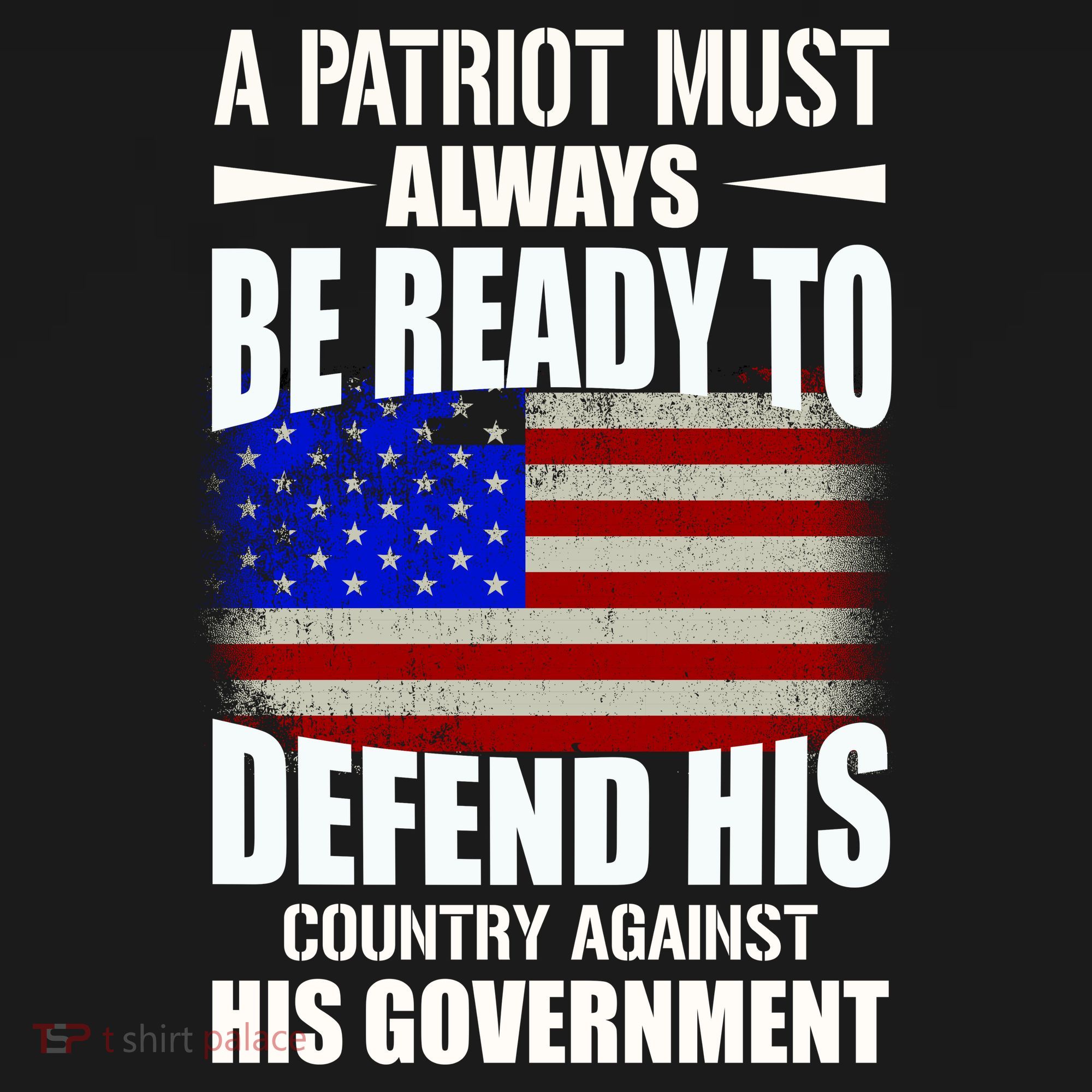 A Patriot Must Always Be Ready To Defend His County Against His Government Ornament