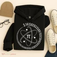 Atom Pi Math Science STEM Gift 3.14 Pi Day Hoodie thumb 4