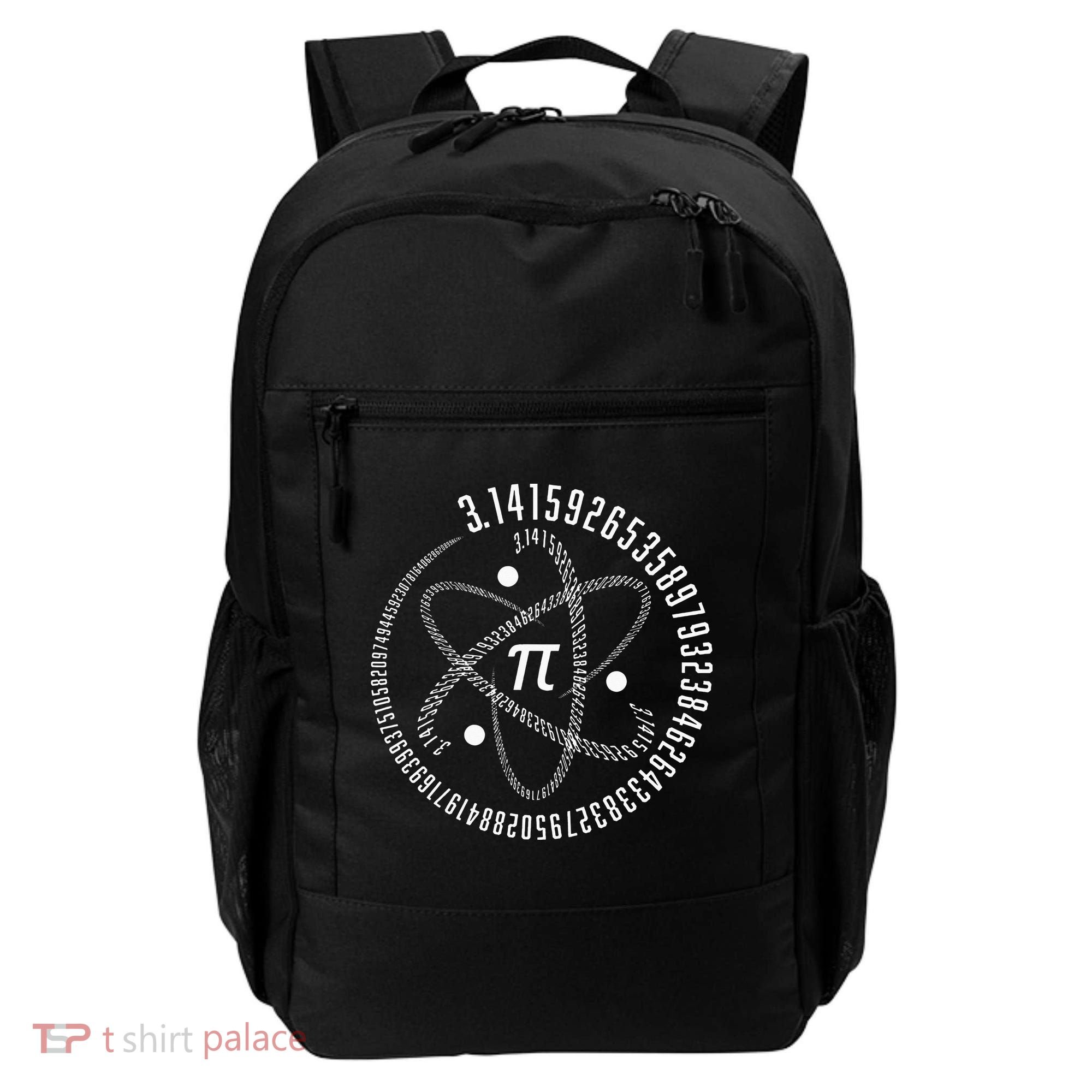 Atom Pi Math Science STEM Gift 3.14 Pi Day Backpack