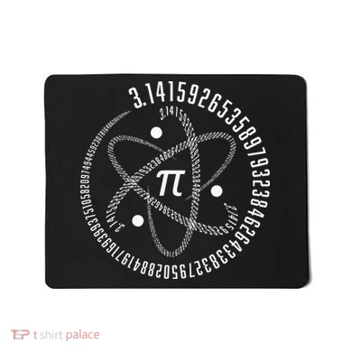 Atom Pi Math Science STEM Gift 3.14 Pi Day Mousepad