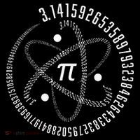 Atom Pi Math Science STEM Gift 3.14 Pi Day Mousepad thumb 1