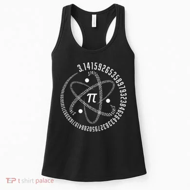 Atom Pi Math Science STEM Gift 3.14 Pi Day Women's Tank Top