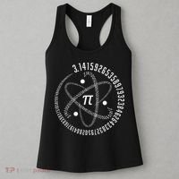 Atom Pi Math Science STEM Gift 3.14 Pi Day Women's Tank Top thumb 3