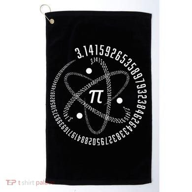 Atom Pi Math Science STEM Gift 3.14 Pi Day Golf Towel