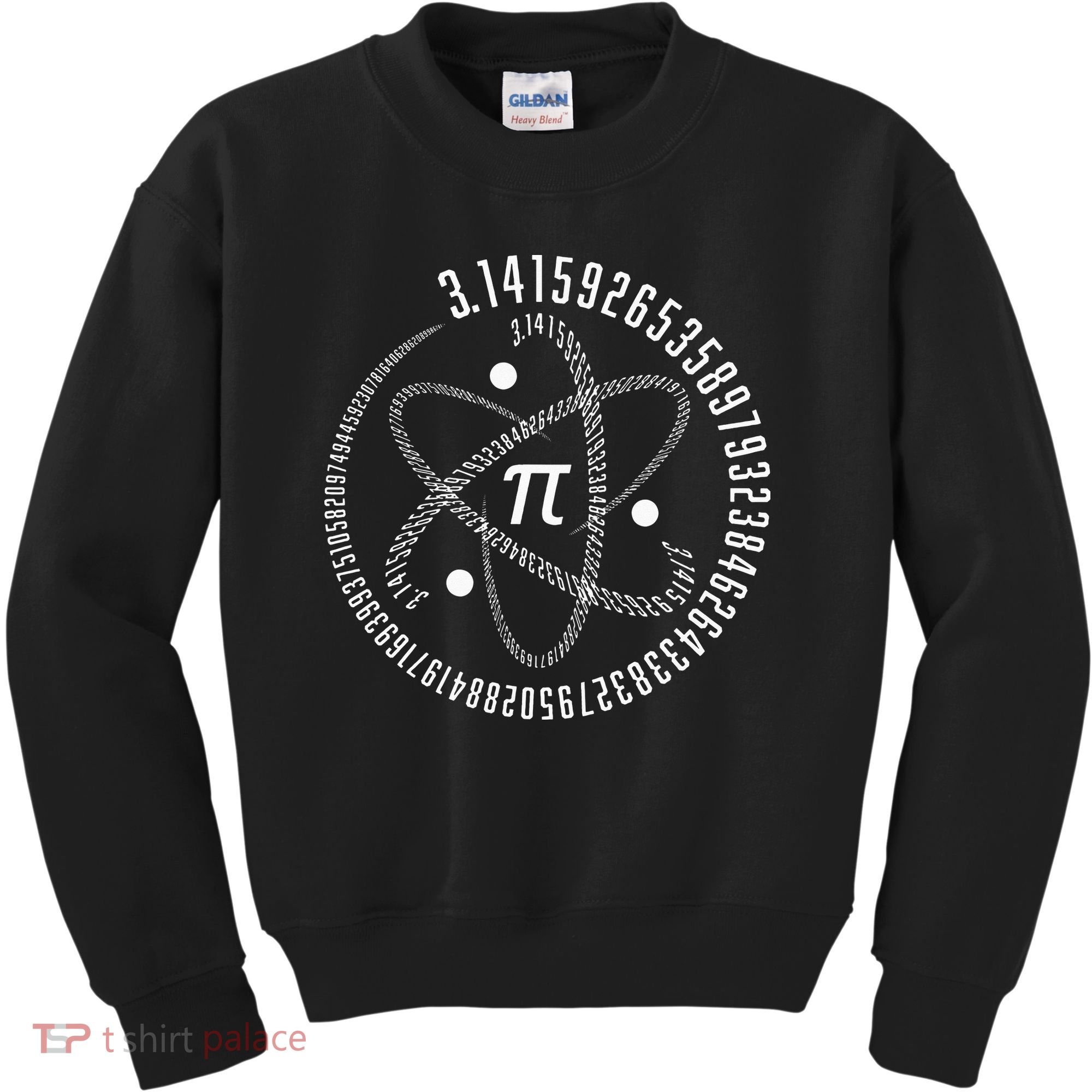 Atom Pi Math Science STEM Gift 3.14 Pi Day Kids Sweatshirt
