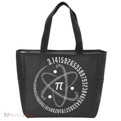 Atom Pi Math Science STEM Gift 3.14 Pi Day Tote Bag