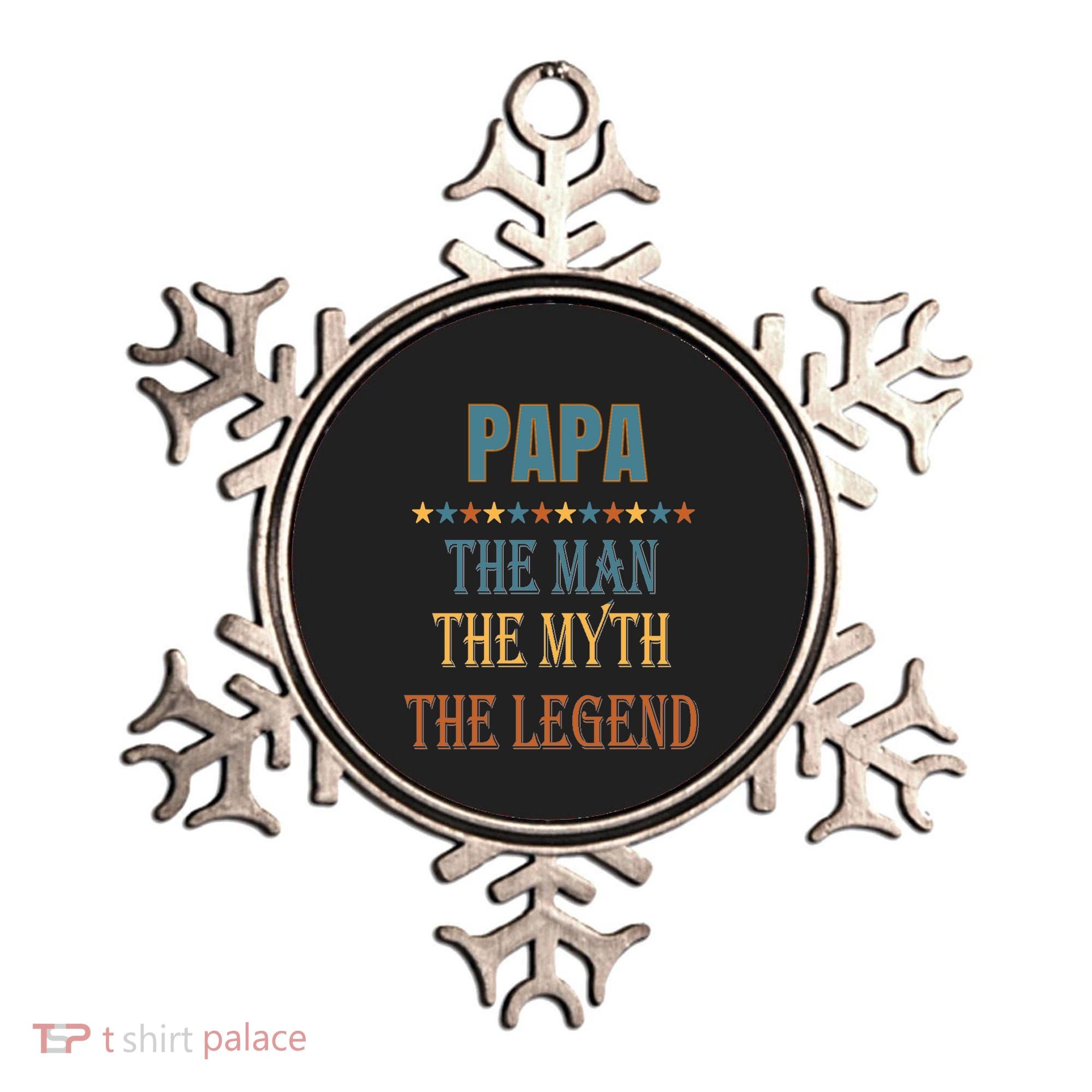 Affordable Papa Myth Legend Funny Gift For Grandparents Cute Gift Ornament