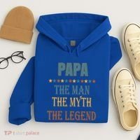 Affordable Papa Myth Legend Funny Gift For Grandparents Cute Gift Hoodie thumb 4