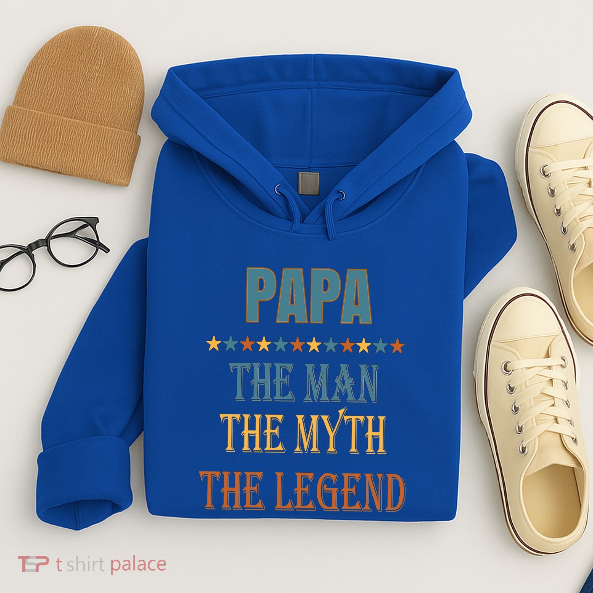 Affordable Papa Myth Legend Funny Gift For Grandparents Cute Gift Hoodie
