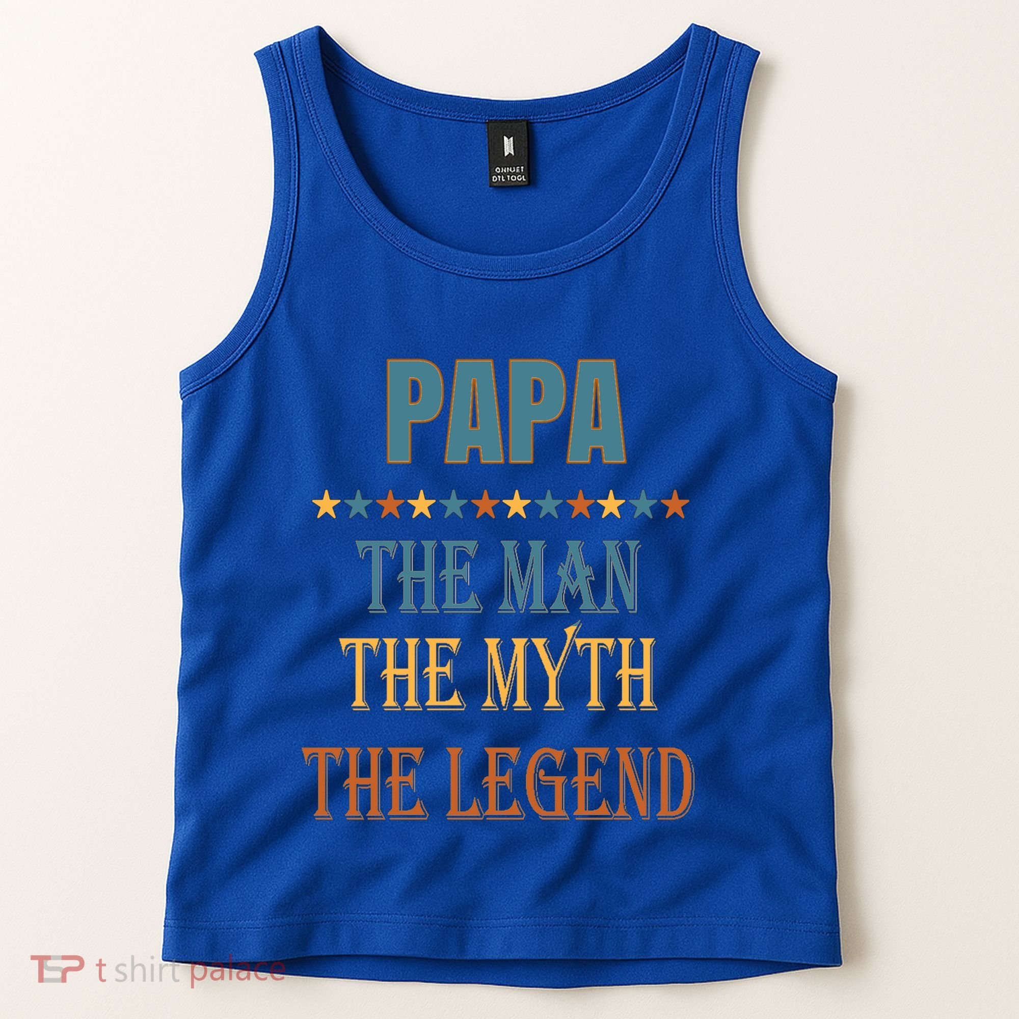 Affordable Papa Myth Legend Funny Gift For Grandparents Cute Gift Tank Top
