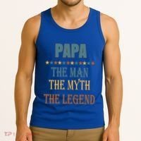 Affordable Papa Myth Legend Funny Gift For Grandparents Cute Gift Tank Top thumb 3