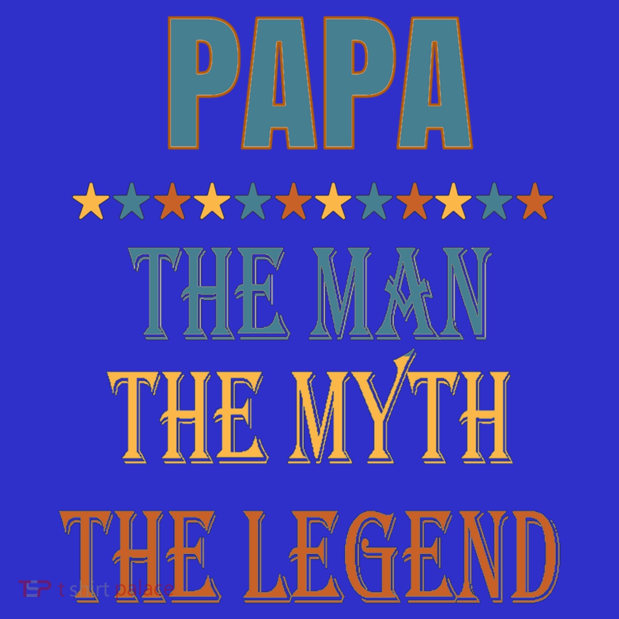 Affordable Papa Myth Legend Funny Gift For Grandparents Cute Gift Visor