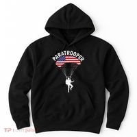 Airborne Paratrooper Military Soldier Army Parachute Hoodie thumb 0