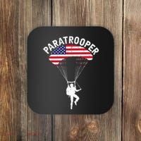 Airborne Paratrooper Military Soldier Army Parachute Coaster thumb 0