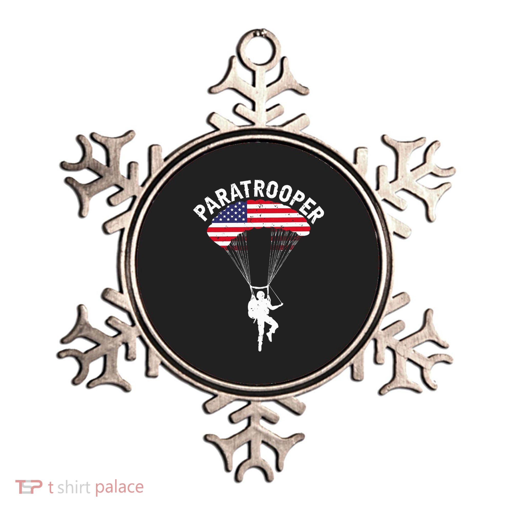 Airborne Paratrooper Military Soldier Army Parachute Ornament