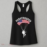 Airborne Paratrooper Military Soldier Army Parachute Women's Tank Top thumb 3