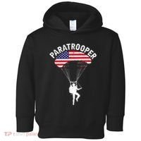 Airborne Paratrooper Military Soldier Army Parachute Toddler Hoodie thumb 0