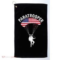 Airborne Paratrooper Military Soldier Army Parachute Golf Towel thumb 0