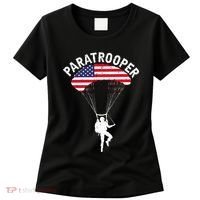 Airborne Paratrooper Military Soldier Army Parachute Women's T-Shirt thumb 0