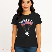Airborne Paratrooper Military Soldier Army Parachute Women's T-Shirt thumb 4